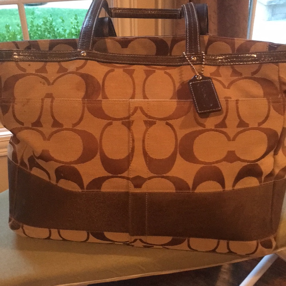 Coach diaper bag - gently used